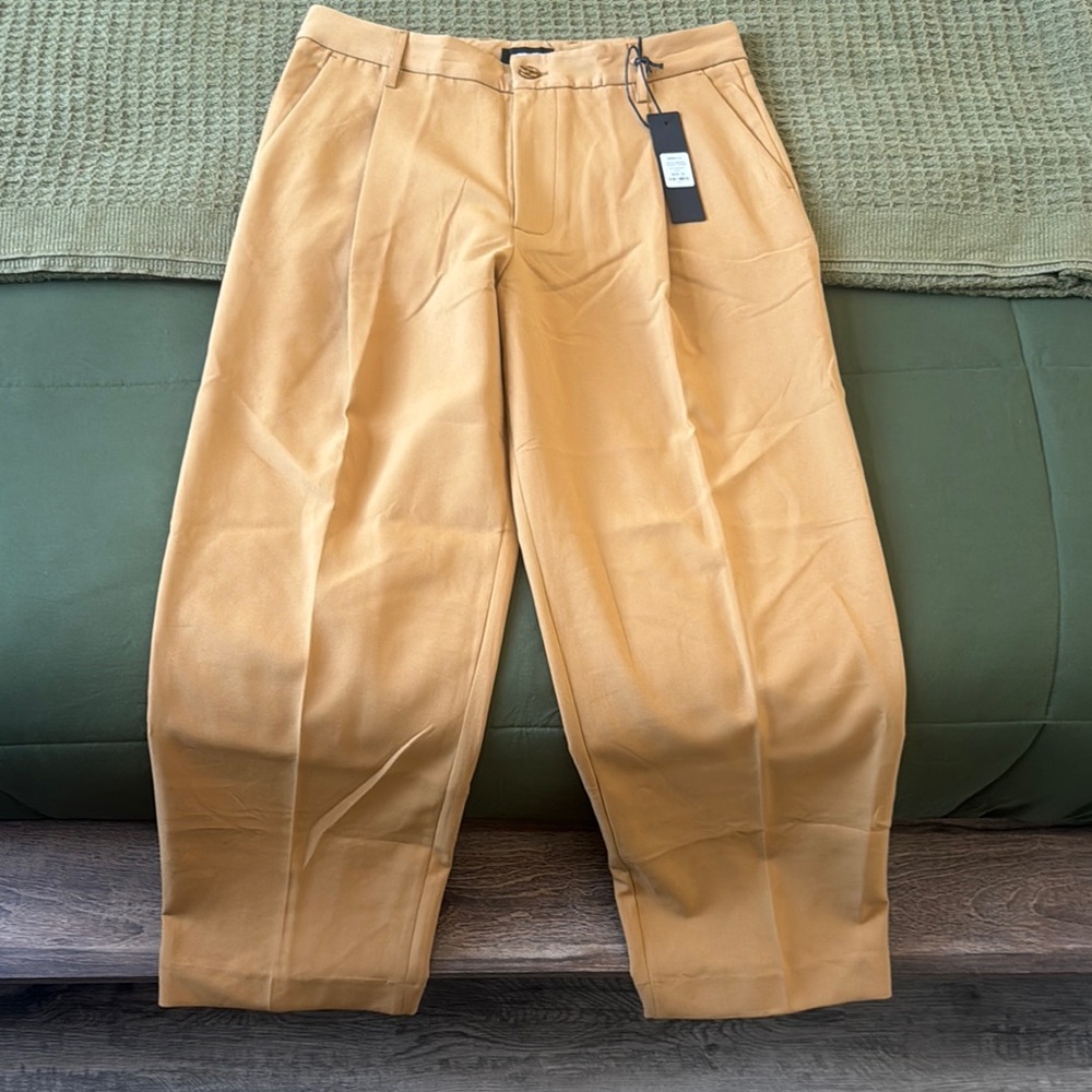 Fashion Nova Tan Chinos Relaxed Fit